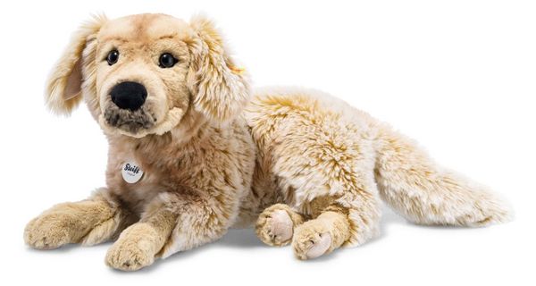 Produktbild: Steiff 076947 - Andor Golden Retriever, liegend, hellbraun, 45 cm