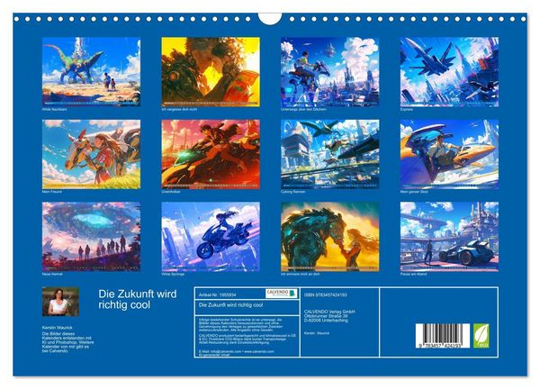 Produktbild: Die Zukunft wird richtig cool (Wandkalender 2026 DIN A3 quer), CALVENDO Monatskalender