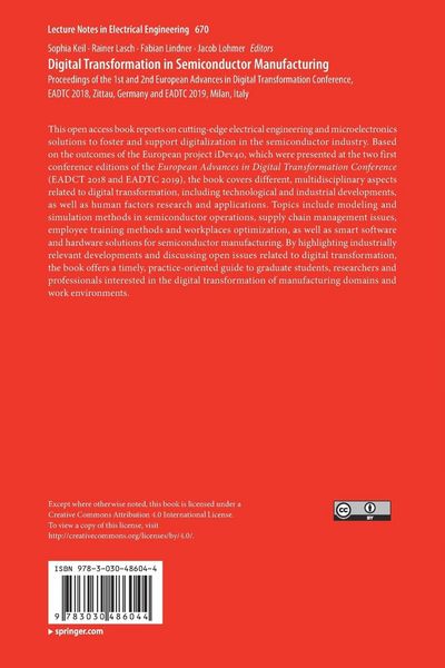 Produktbild: Digital Transformation in Semiconductor Manufacturing