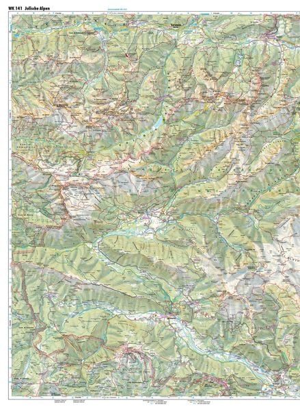 Julische Alpen 1 : 50 000. WK 141
