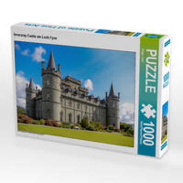 CALVENDO Puzzle Inveraray Castle am Loch Fyne 1000 Teile Lege-Größe 64 x 48 cm Foto-Puzzle Bild von Holger John