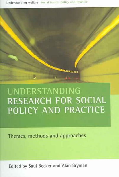 Produktbild: Understanding Research for Social Policy and Practice: Themes, Methods and Approaches