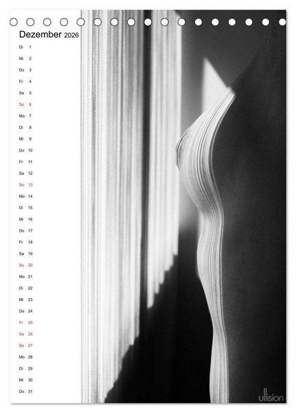 Produktbild: Akt abstrakt (Tischkalender 2026 DIN A5 hoch), CALVENDO Monatskalender