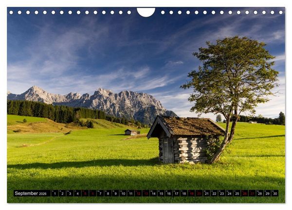 Produktbild: Werdenfelser Land (Wandkalender 2026 DIN A4 quer), CALVENDO Monatskalender