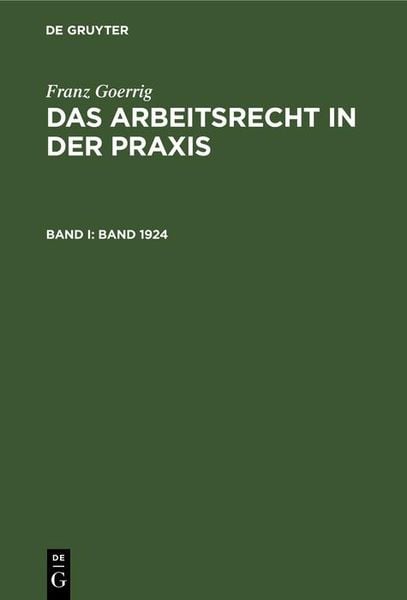 Produktbild: Band 1924