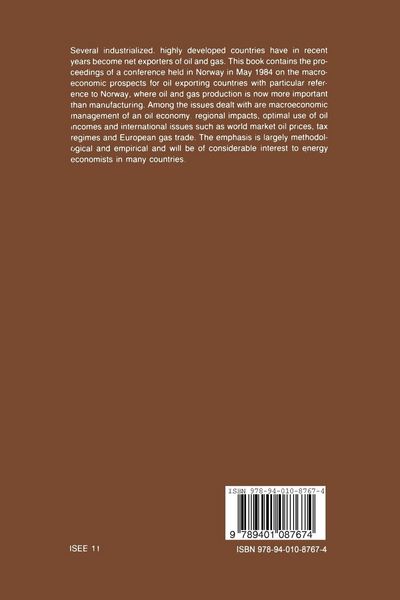 Produktbild: Macroeconomic Prospects for a Small Oil Exporting Country