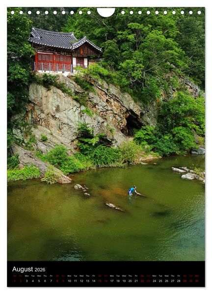 Produktbild: IMAGES OF SOUTH KOREA, THE LAND OF THE MORNING CALM (Wall Calendar 2026 DIN A4 portrait), CALVENDO 12 Month Wall Calendar