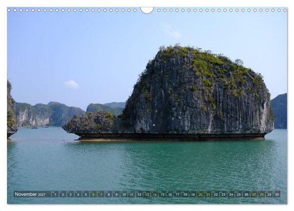 Produktbild: Naturwunder - Halong Bucht (Wandkalender 2027 DIN A3 quer), CALVENDO Monatskalender