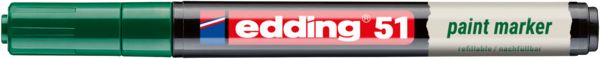 Produktbild: Edding 51 EcoLine 4-51-004 Lackmarker Gr&uuml;n 1 mm, 2mm