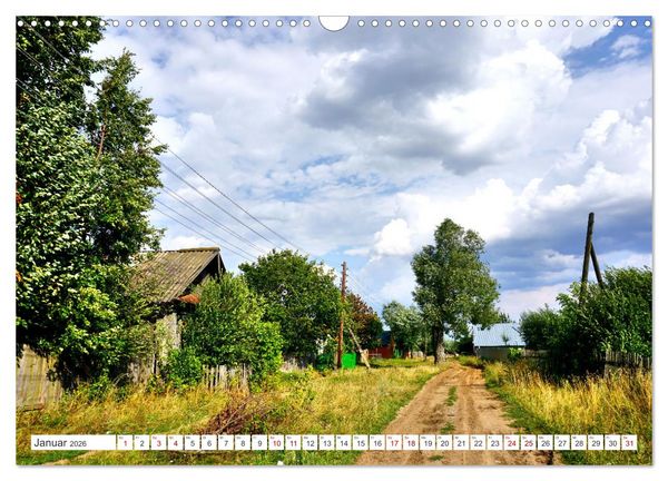 Produktbild: Dorfidylle - Landleben in Russland (Wandkalender 2026 DIN A3 quer), CALVENDO Monatskalender