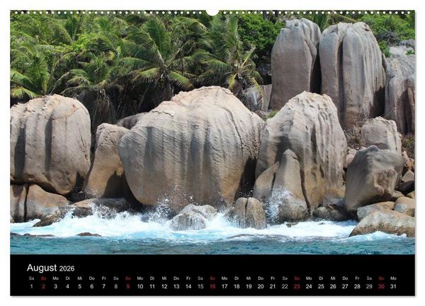Produktbild: Seychellen (Wandkalender 2026 DIN A2 quer), CALVENDO Monatskalender