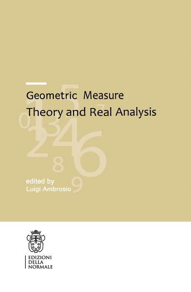 Produktbild: Geometric Measure Theory and Real Analysis
