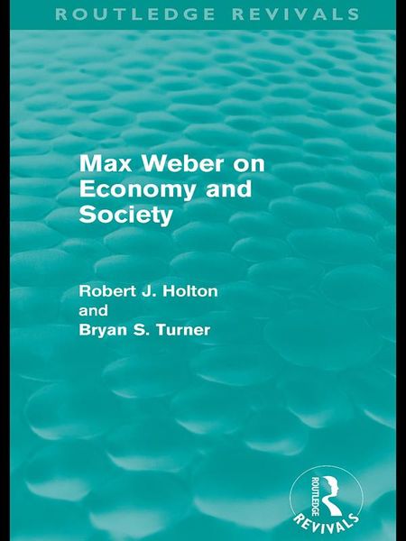 Produktbild: Max Weber on Economy and Society (Routledge Revivals)