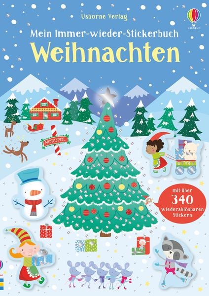 Mein Immer-wieder-Stickerbuch: Weihnachten, Taschenbuch von Kirsteen Robson, Usborne, 978-1-78941-103-4