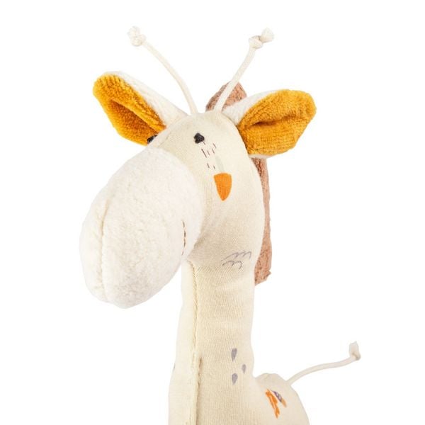 Produktbild: Sigikid 39977 - Greifling Giraffe, sigibaby, beige, Baumwolle, 23 cm