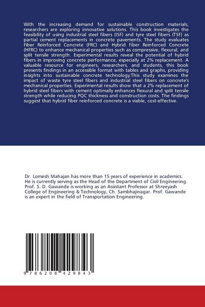 Produktbild: Experimental Investigation of Hybrid Fiber in Concrete Pavement Design