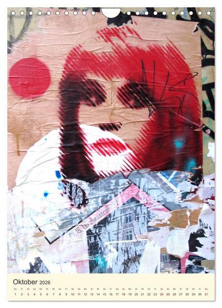Produktbild: Famous Women in StreetArt (Wandkalender 2026 DIN A4 hoch), CALVENDO Monatskalender