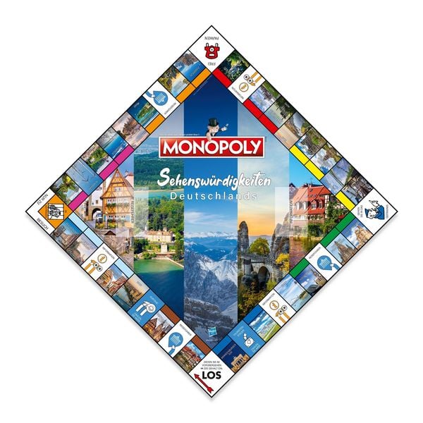 Produktbild: Monopoly die sch&ouml;nsten Sehensw&uuml;rdigkeiten Deutschlands