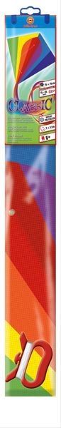 Produktbild: Paul G&uuml;nther 1119 - Kinderdrachen Classic, Malay Einleiner, Drachen, 80 x 65 cm, 2 x 3 m langer Schwanz