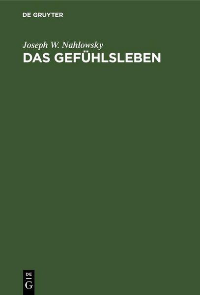 Produktbild: Das Gef&uuml;hlsleben