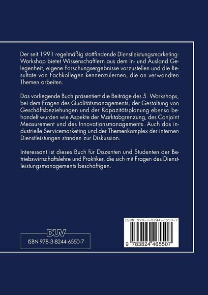 Produktbild: Perspektiven des Dienstleistungsmarketing
