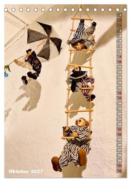 Produktbild: Leben, lachen, Narren (Tischkalender 2027 DIN A5 hoch), CALVENDO Monatskalender