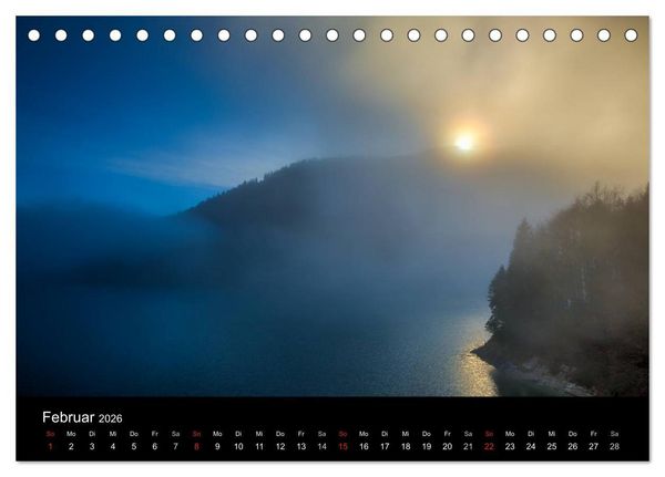 Produktbild: Licht &uuml;ber oberbayrischen Bergen und Seen (Tischkalender 2026 DIN A5 quer), CALVENDO Monatskalender