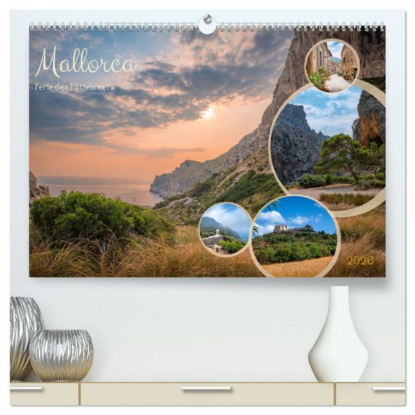 Produktbild: Mallorca - Perle des Mittelmeers (hochwertiger Premium Wandkalender 2026 DIN A2 quer), Kunstdruck in Hochglanz