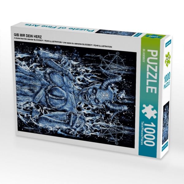 Produktbild: CALVENDO Puzzle GIB MIR DEIN HERZ | 1000 Teile Lege-Gr&ouml;&szlig;e 64x48cm Foto-Puzzle f&uuml;r gl&uuml;ckliche Stunden