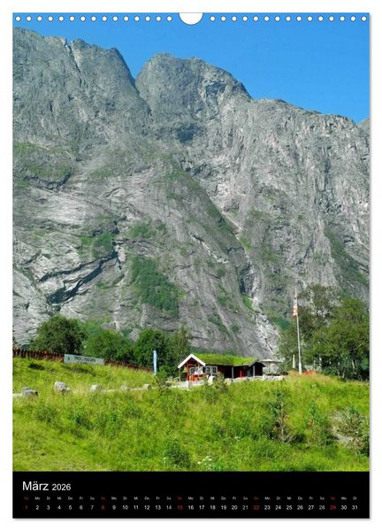 Produktbild: Paradiesisches Norwegen (Wandkalender 2026 DIN A3 hoch), CALVENDO Monatskalender