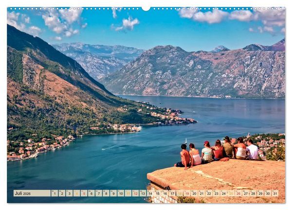 Produktbild: Reise nach Montenegro (hochwertiger Premium Wandkalender 2026 DIN A2 quer), Kunstdruck in Hochglanz