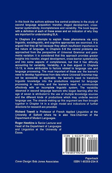 Produktbild: Approaches to Second Language Acquisition