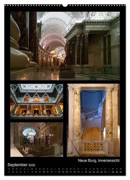 Produktbild: Die Hofburg zu Wien (hochwertiger Premium Wandkalender 2026 DIN A2 hoch), Kunstdruck in Hochglanz