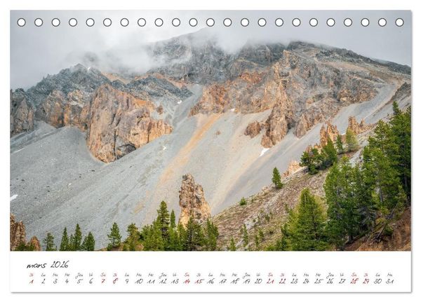Produktbild: Le col de l'Izoard sur la route des Grandes Alpes (Calendrier de bureau 2026 DIN A5 vertical), CALVENDO calendrier mensuel