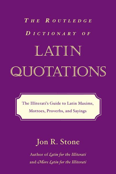 Produktbild: The Routledge Dictionary of Latin Quotations