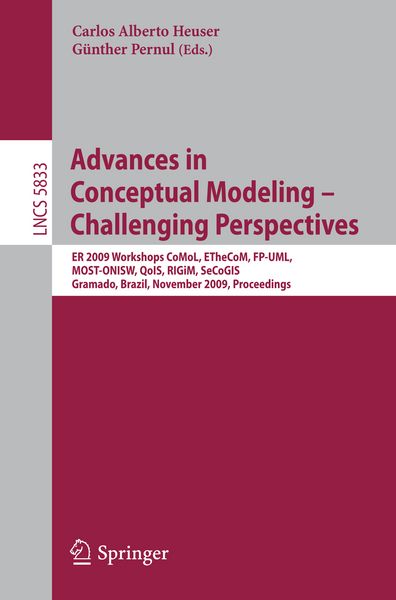 Produktbild: Advances in Conceptual Modeling - Challenging Perspectives