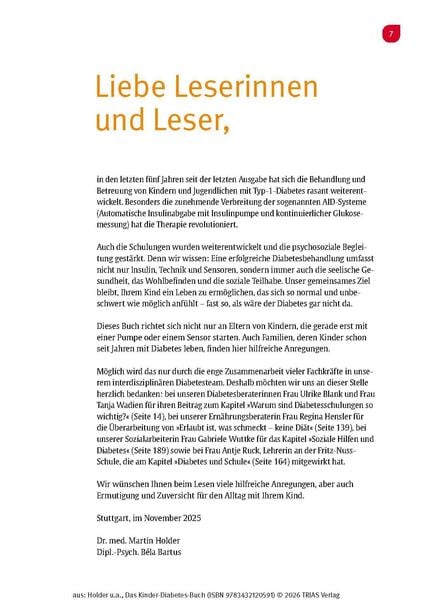 Produktbild: Das Kinder-Diabetes-Buch