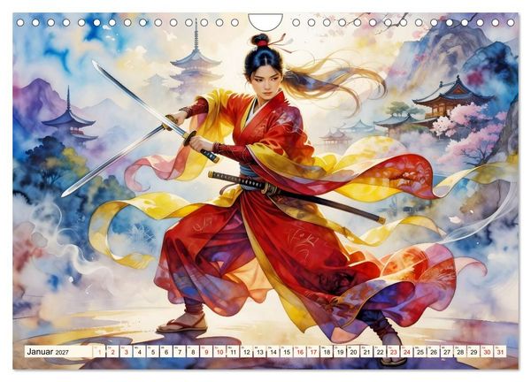Produktbild: Im Schatten des Katana (Wandkalender 2027 DIN A4 quer), CALVENDO Monatskalender