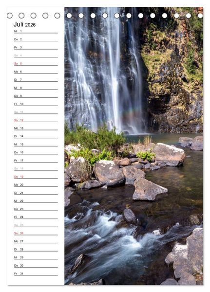 Produktbild: Faszination Wasserfall (Tischkalender 2026 DIN A5 hoch), CALVENDO Monatskalender