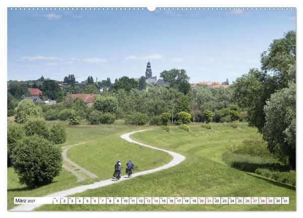 Produktbild: Elbetal Nord - Radland Deutschland (Wandkalender 2027 DIN A2 quer), CALVENDO Monatskalender