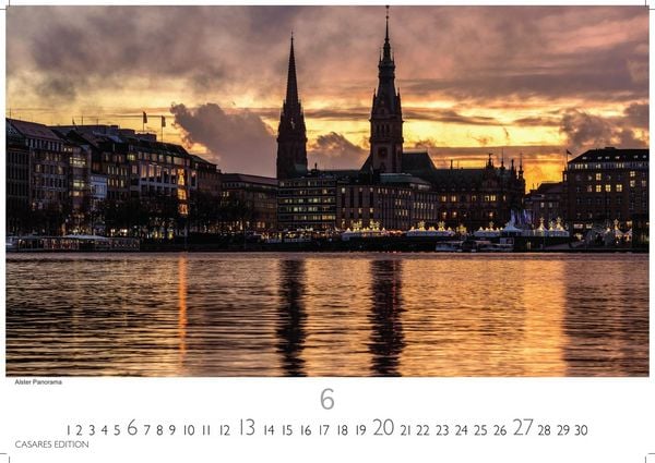 Produktbild: Hamburg Kalender 2027 &ndash; Wandkalender | Fotokalender Deutschland 35x24cm - mit 12 beeindruckenden Bildern mit stimmungsvollen Motiven von Hafen, Elbe, Speicherstadt und hanseatischem Flair