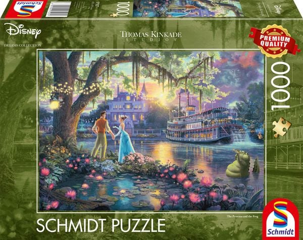 Schmidt Spiele - Thomas Kinkade - Disney Dreams Collection - Die Prinzessin und der Frosch