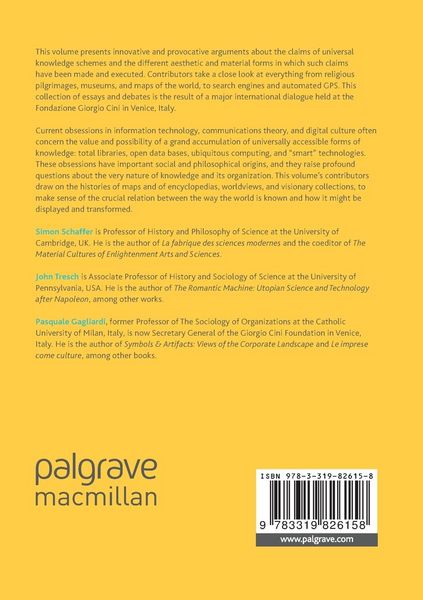 Produktbild: Aesthetics of Universal Knowledge