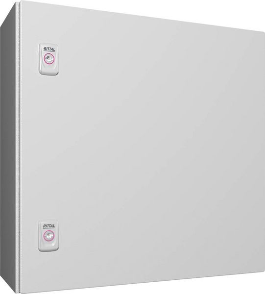 Produktbild: Rittal AX 1050.000 Schaltschrank 500 x 500 x 210 Stahlblech Lichtgrau (RAL 7035) 1St.