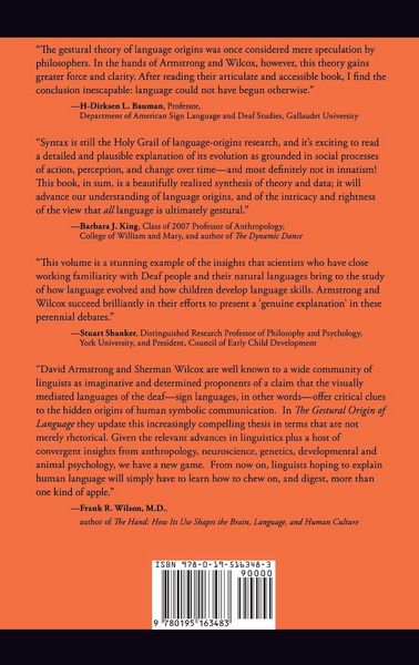 Produktbild: Gestural Origin of Language
