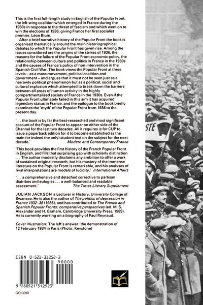 Produktbild: The Popular Front in France