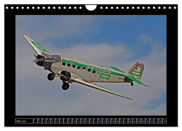 Produktbild: JU-AIR Ju-52 (Wandkalender 2026 DIN A4 quer), CALVENDO Monatskalender