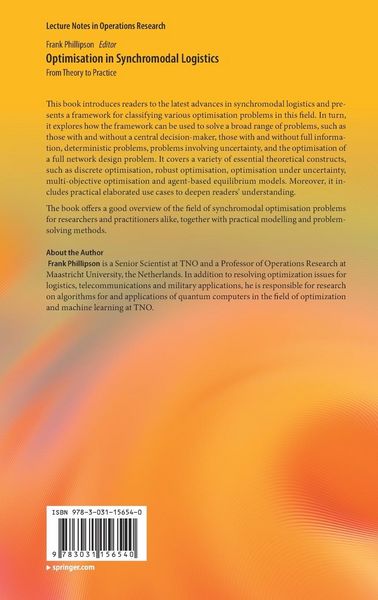 Produktbild: Optimisation in Synchromodal Logistics
