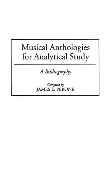 Produktbild: Musical Anthologies for Analytical Study