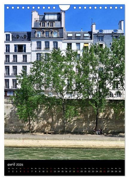 Produktbild: Paris de tous les temps (Calendrier mural 2026 DIN A4 horizontal), CALVENDO calendrier mensuel